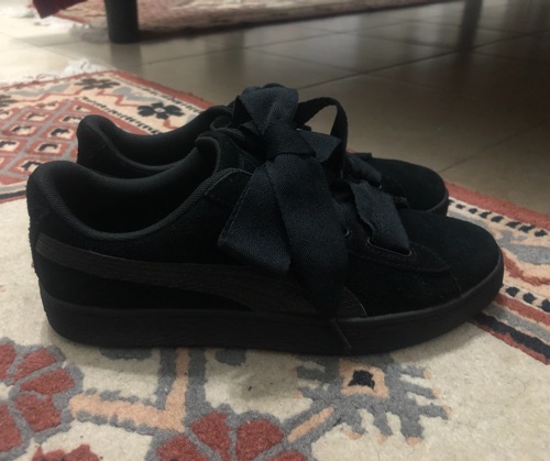 puma heart noir 38