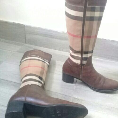 bottes femme burberry